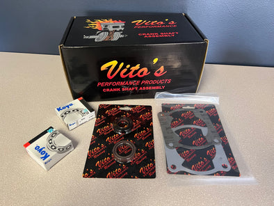 Yamaha Blaster YFS200 Crankshaft Kit Vitos 3mm Stroker Bearings Spacer Plate