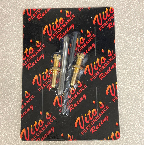 Vito's IDLE SCREW kit with drill and tap TORS delete Yamaha Blaster 200