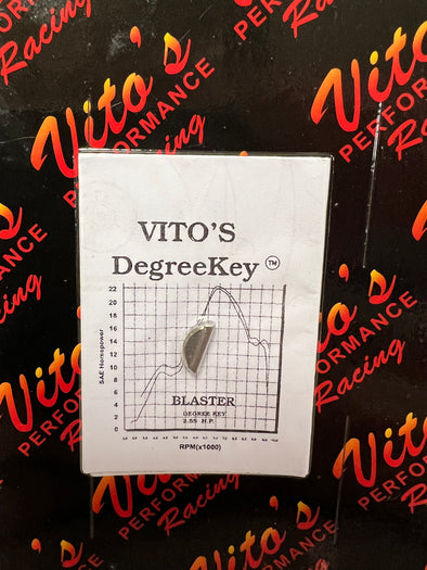 VITO's advanced timing key +4 degree advance BLASTER flywheel WOODRUFF 1988-2006